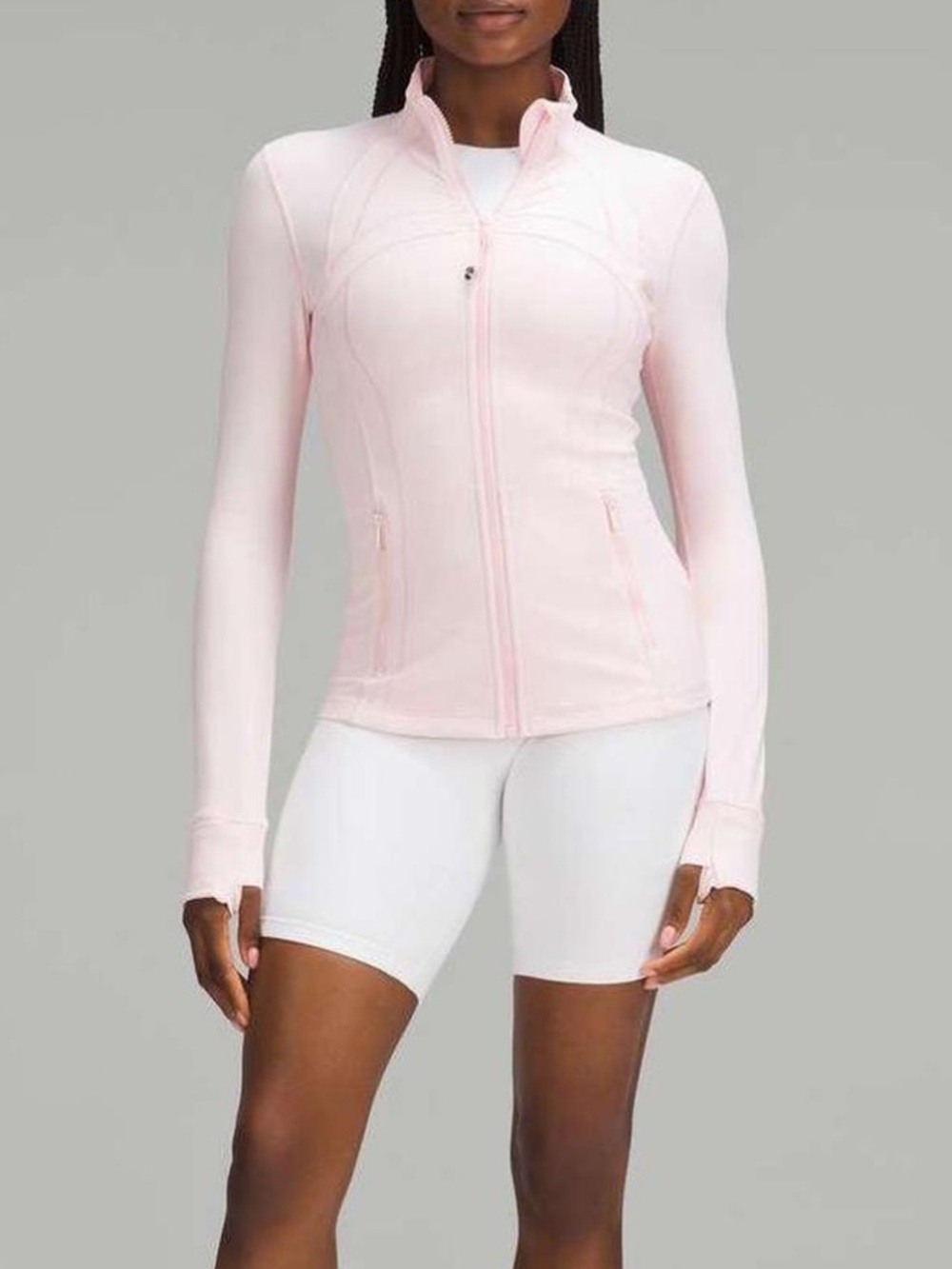 Lululemon Define Jacket Womens Strawberry Milkshake Pink Luon Full Zip Size 4